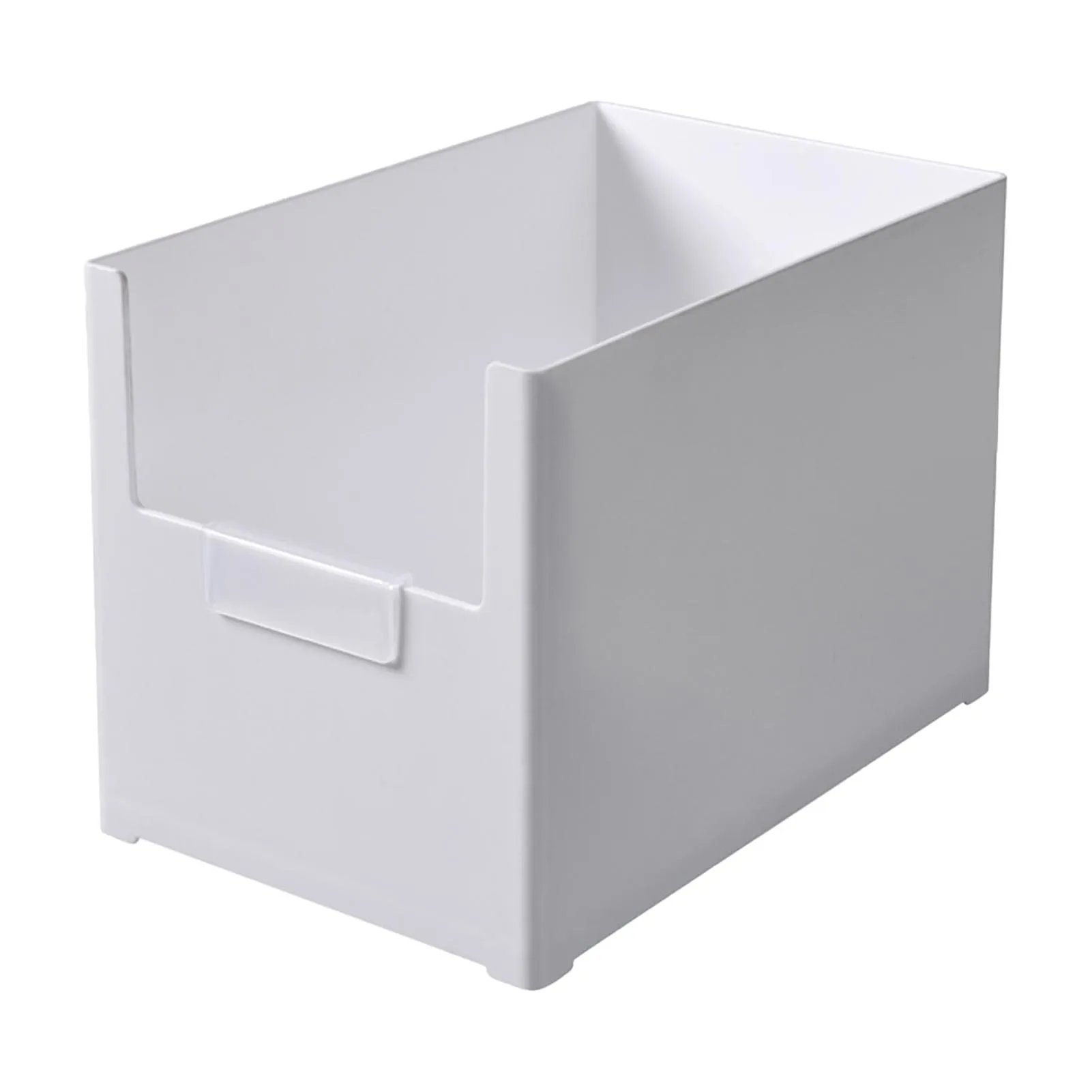 

Plastic Open Front Organizer Bin Drawer Design Multifunctional Stackable Storage Bins Kitchen Storage Box