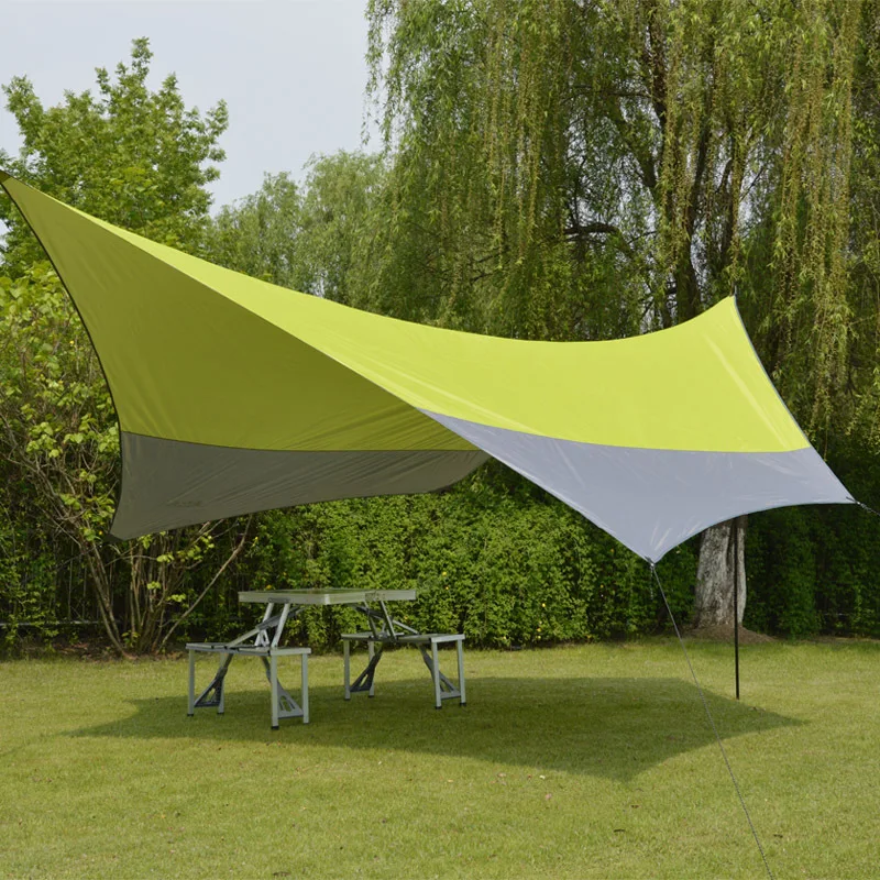 58 Person Beach Canopy Tent Sun Awning 5m Portable Canopy Camping Sun Shade Shelter Sun
