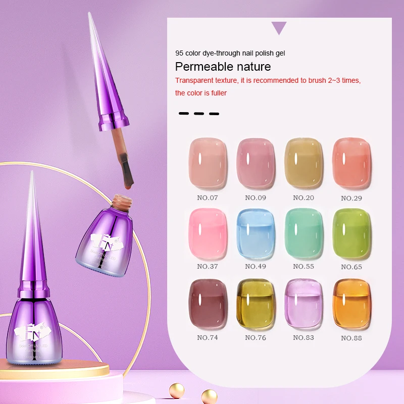 crushpeach Yantu Crushpeach Yantu Rock candy transparent nail gel