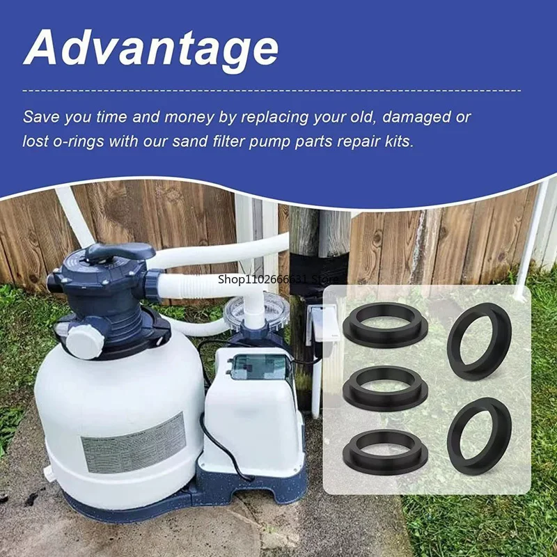 EMagTech Lot De 3 Joints Toriques Pour Filtre De Piscine Et