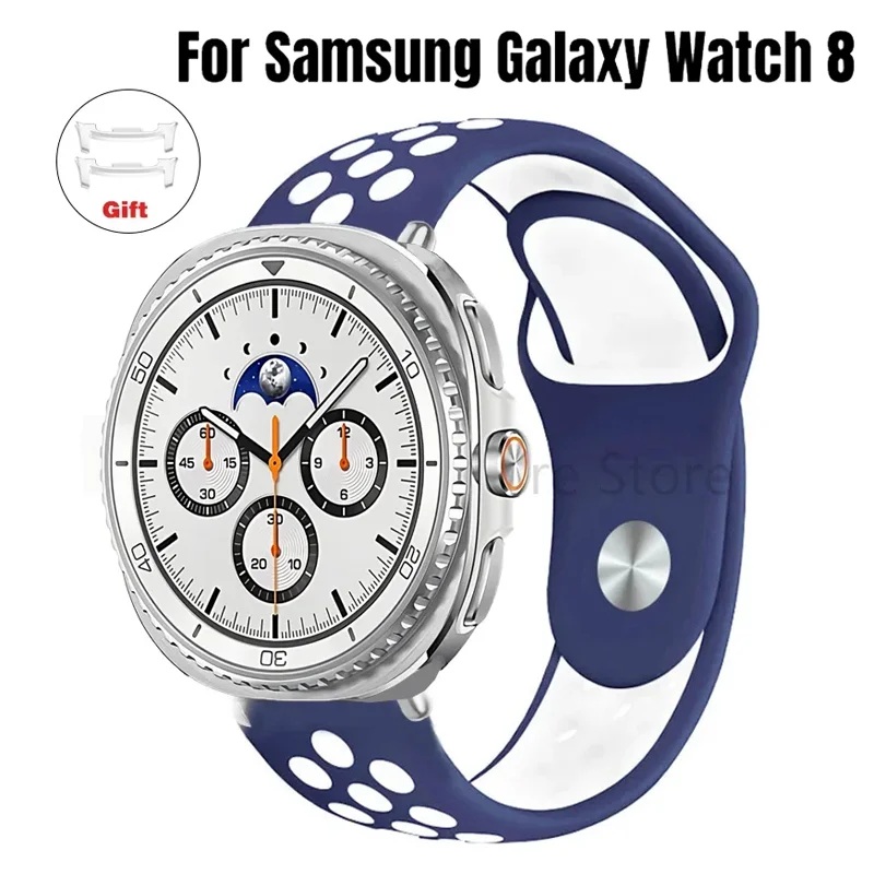 Adjustable Silicone Sport Strap for Smartwatch - Classic Watchband Accessory