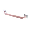 Self-adhesive Towel Holder Rack Wall Mounted Towel Hanger Bathroom Towel Bar Shelf Roll Holder Hanging Hook Bathroom Organizer 5