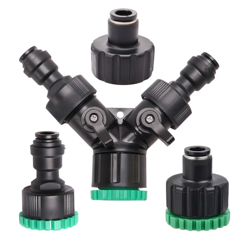 1/2'' 3/4" to 8mm Faucet Irrigation Hose Adapter Garden Quick Water Inlet Hose Tap Connector Fitting Adaptor for Misting System