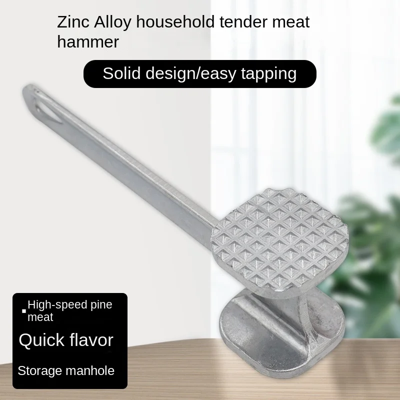 

Multifunctional Double-Sided Loose Meat Tenderizer, Portable Steak Tool, Zinc Alloy, Kitchen Small Tool