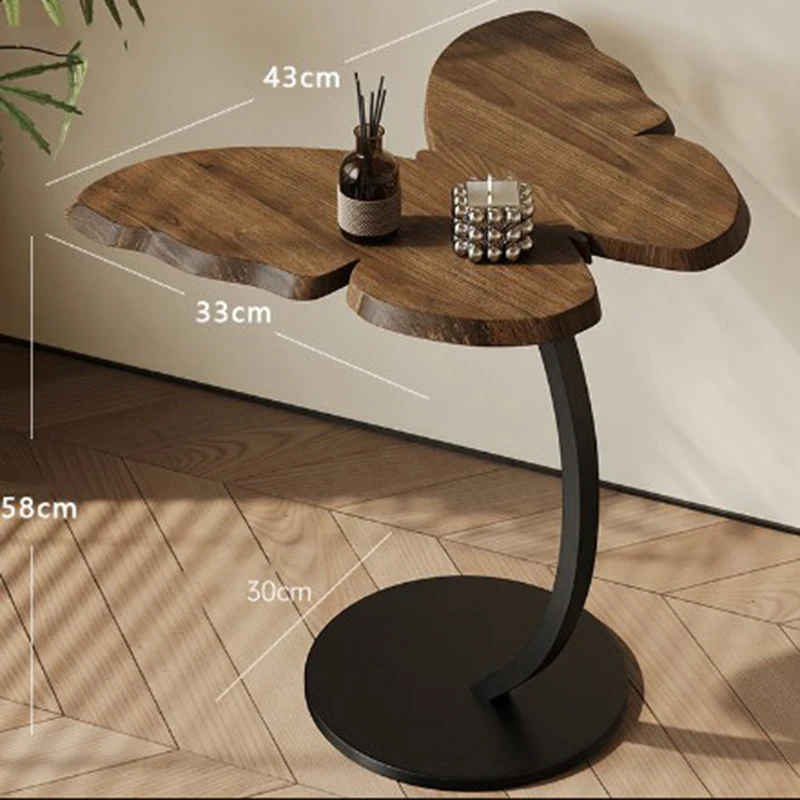 طاولة قهوة خشب جانبية مودرن