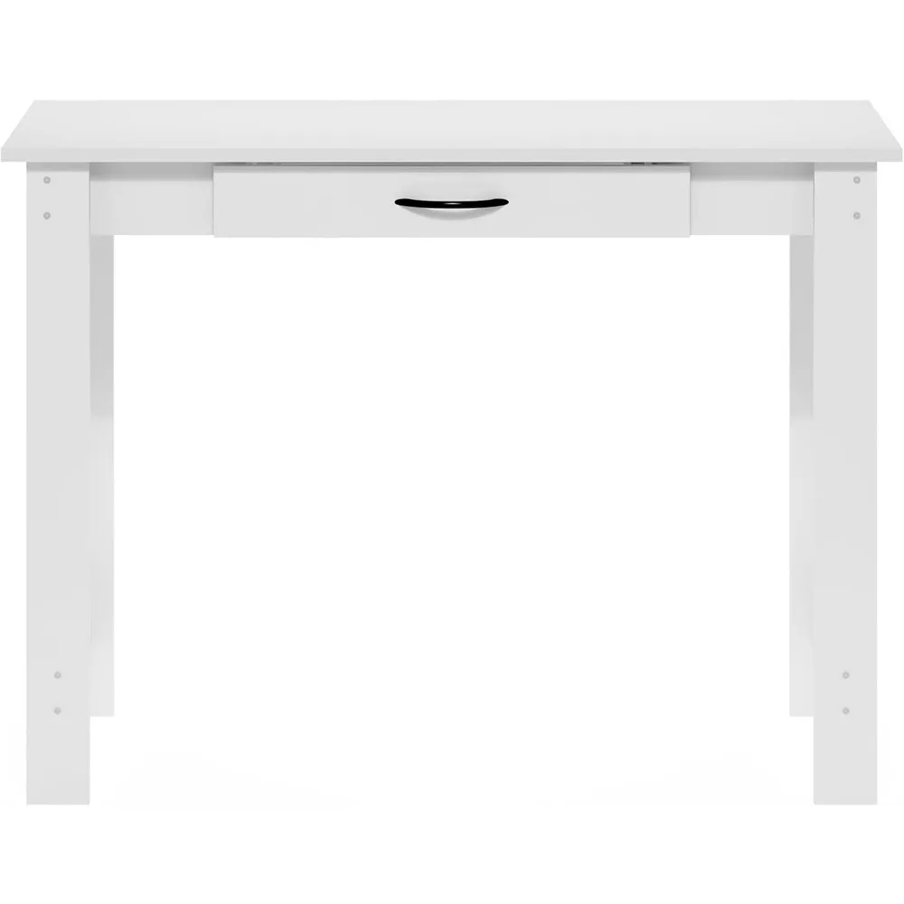 Writing Desk with Drawer, White, Special Feature Lightweight, Sturdy, Durable, Compact, Easy Assembly, Computer Desks 4
