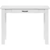 Writing Desk with Drawer, White, Special Feature Lightweight, Sturdy, Durable, Compact, Easy Assembly, Computer Desks 4