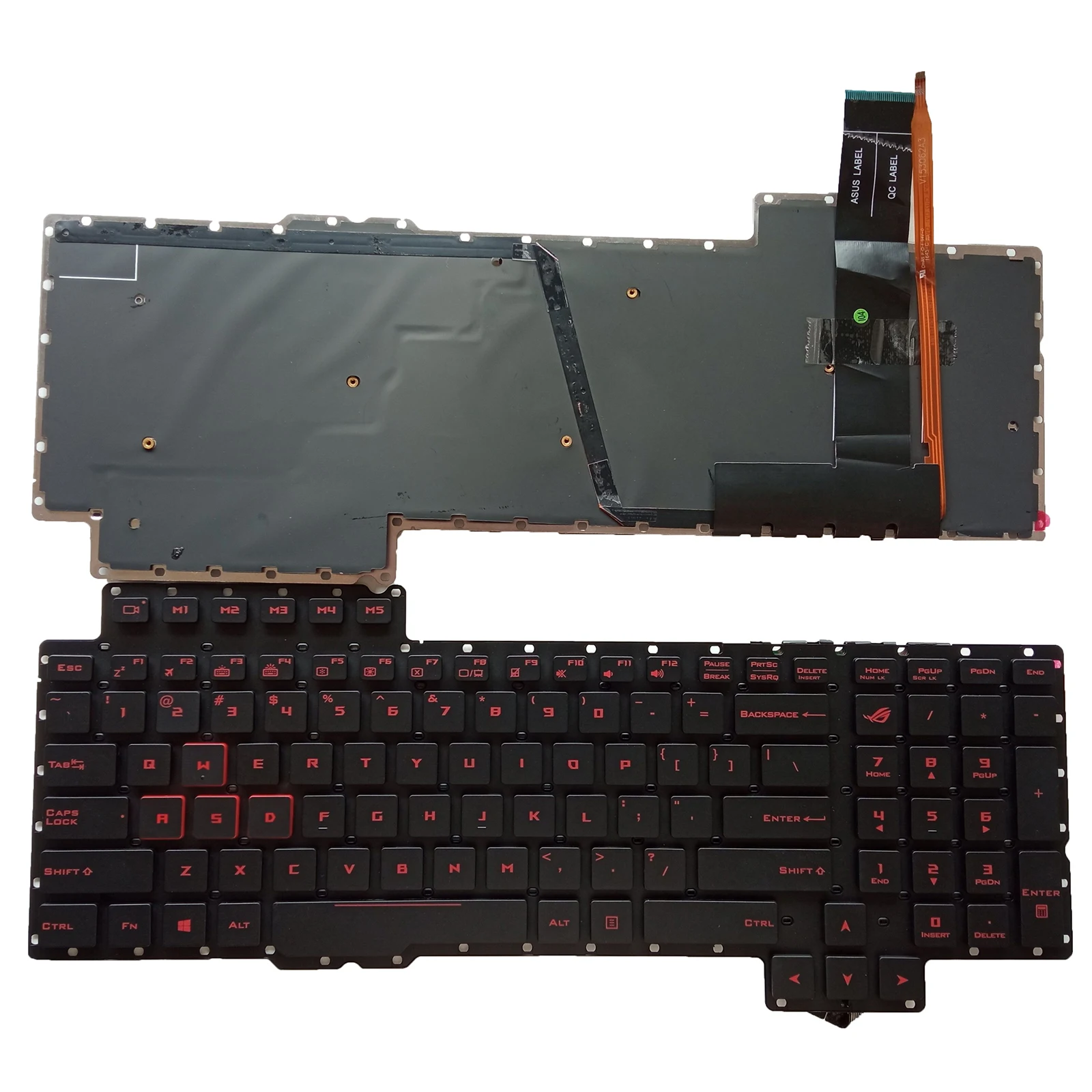 Клавиатура с подсветкой US для Asus Rog G752 G752VL G752VM G752VS G752VY G701VI