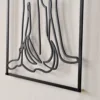 Nordic Abstract Female Line Iron Wall Hanging Decor Ornament Sexy Woman Silhouette Metal Pendant Art Living Room Home Decor 5