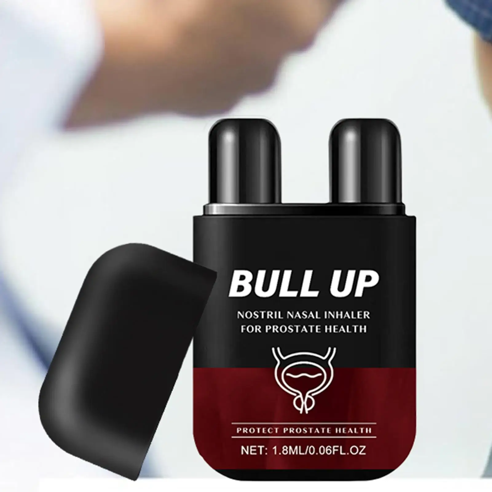 1pc Portable Nasal Inhaler Two Hole Nasal Inhaler Stick Refreshing Fragrance Nasal Inhaler Stick for Home School Business Trip