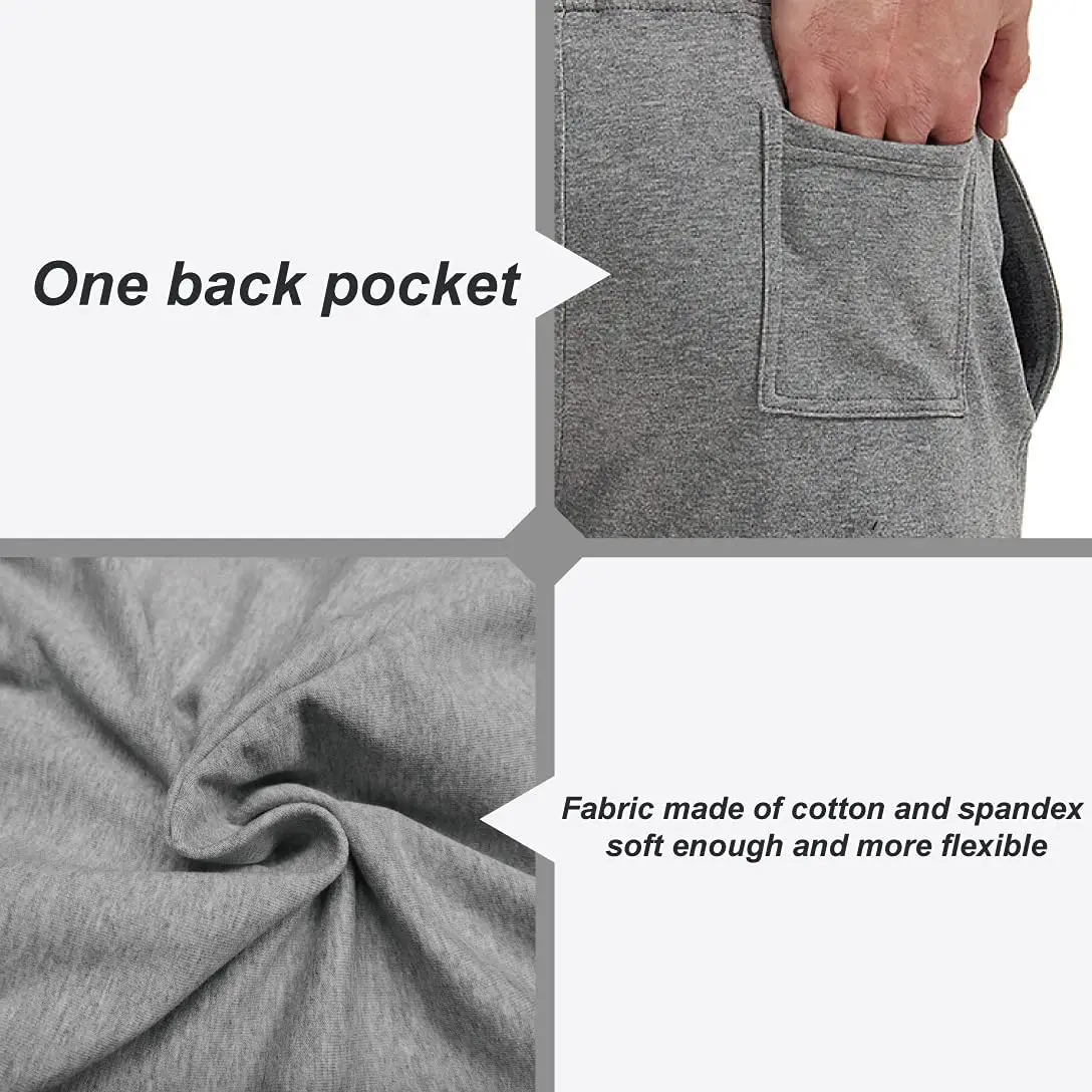 AIMPACT Sexy Homewear Soild Cotton Men Sweat Shorts Gym Athletic Running Jogging Sports French Terry Shorts AM2351