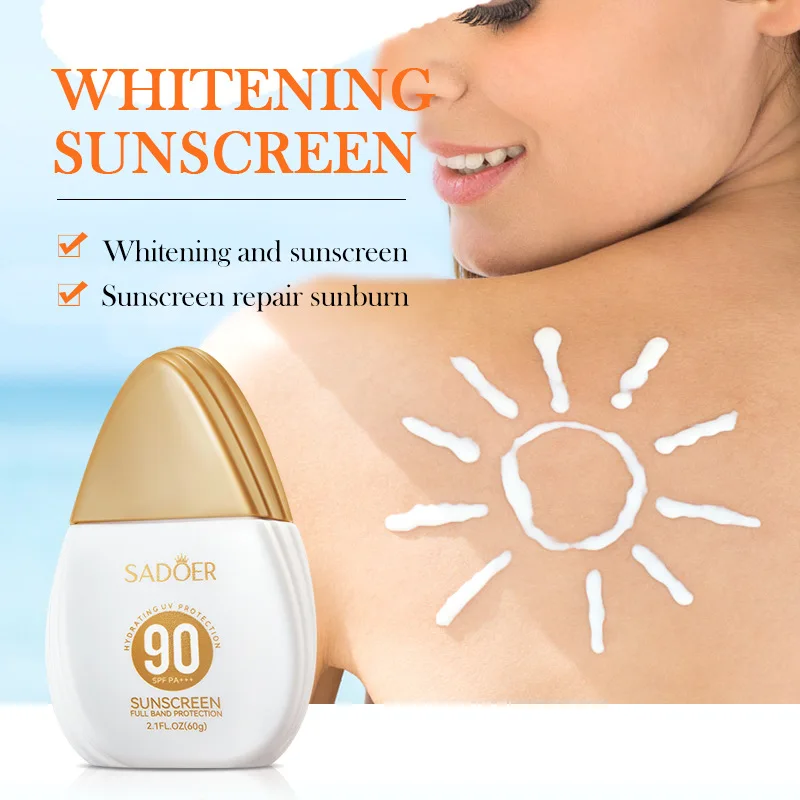 Sunscreen Cream Facial Sunscreen for Face Body UV Resistant