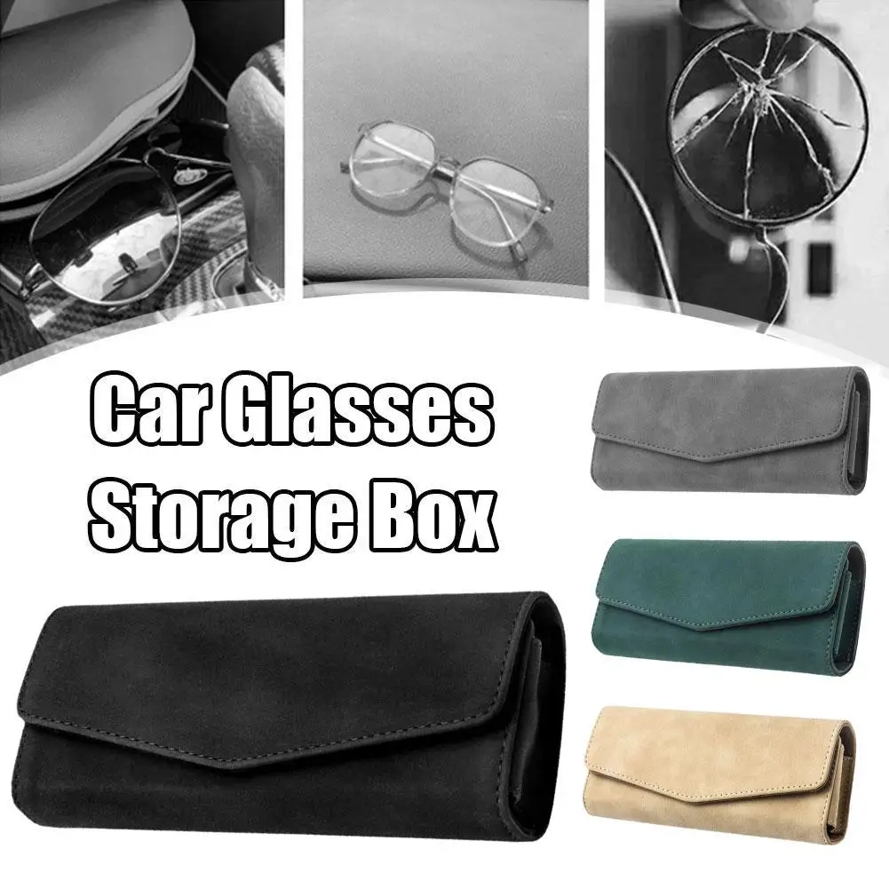 

Кожаные аксессуары для интерьера автомобильные очки универсальный держатель для хранения билетов козырек клипса коробка для автомобильных карточек очков держатель J5c5