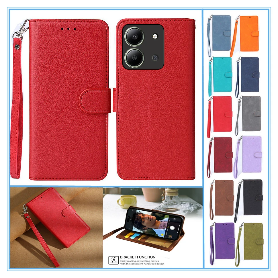 MIKULLE Case For Xiaomi Redmi 15 4G 6.9 Inches, Premium PU Leather Flip - View #5