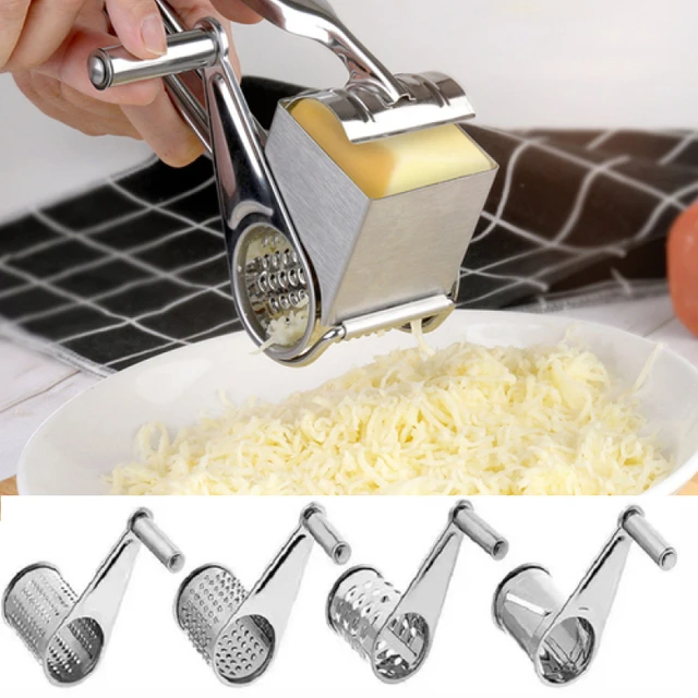 Creative Rotary Cheese Grater - Handheld Manual Cheese Cutter