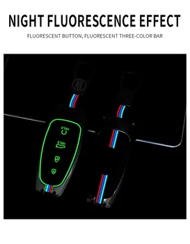 Alloy Car Key Case Cover For Hyundai Solaris Sonata Hybrid NEXO NX4 New Grand Santa Fe Tucson 2021 Keychain Auto Accessories - Alloy Car Key Case Cover For Hyundai Solaris Sonata Hybrid NEXO NX4 New Grand Santa