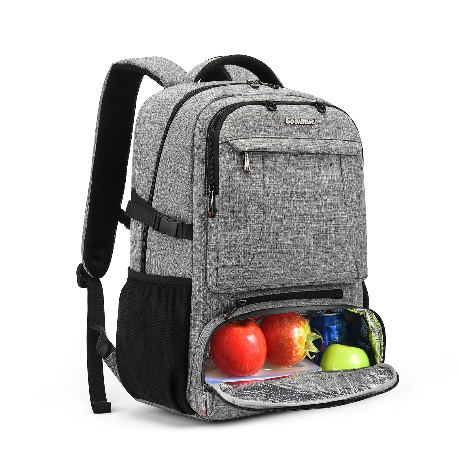 CoolBELL Lunch Backpack 15.6/17.3 Inches Laptop Backpack Bags with Insulated Compartment / USB Port Water-resistant