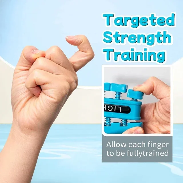 3LB/7LB/11LB Finger Trainer Bidirectional Finger Strengthener Finger Rehabilitation Exercise Section Practice Grip Strengthener 5
