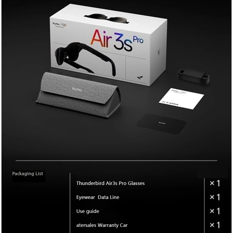 【完品】RayNeo Air 3S Pro + Google Pocket TV Cinema Unleashed: Air 3s Pro + Pocket TV – RayNeo