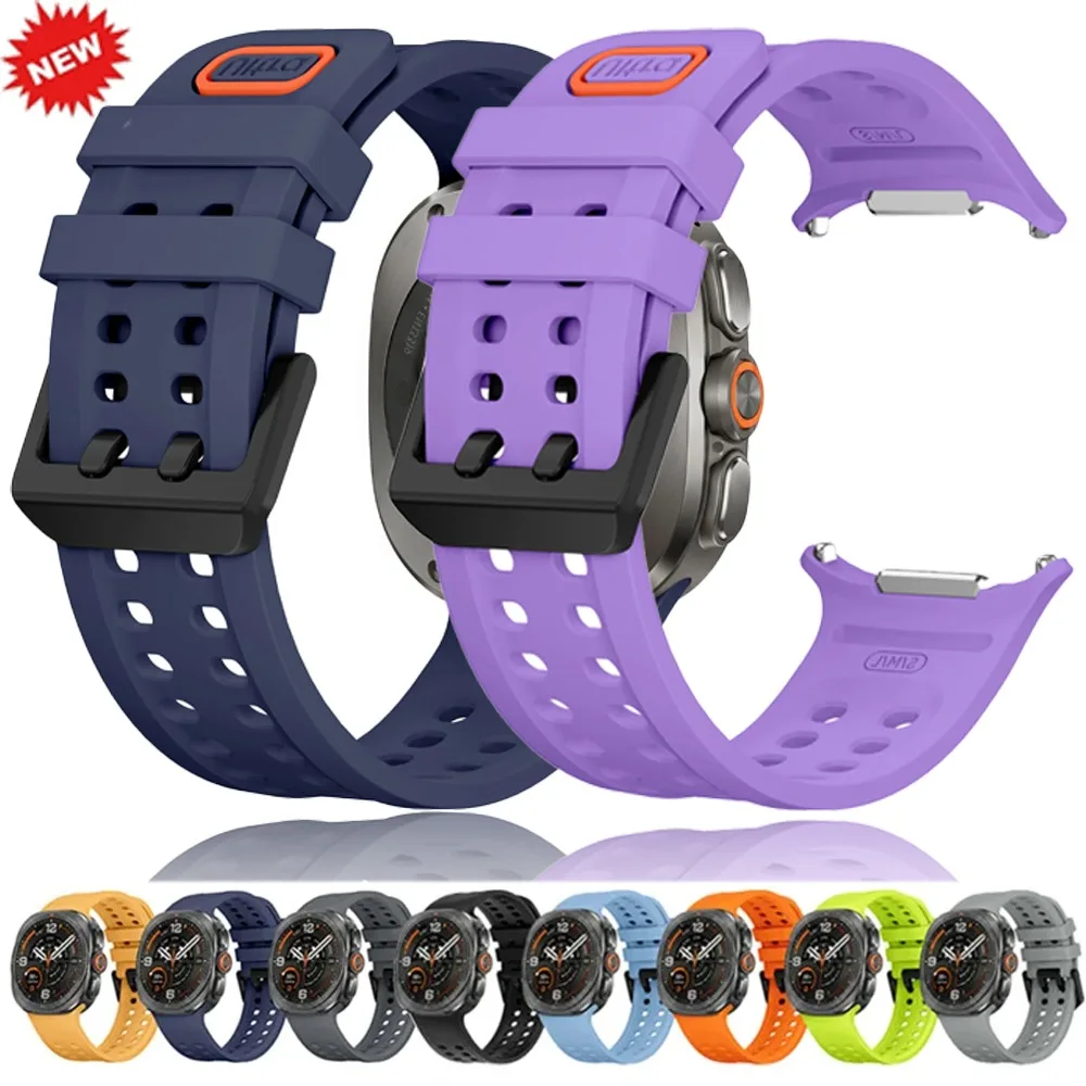 Premium Silicone Strap for Smartwatch - Comfortable & Breathable Wristband, 47mm Accessories