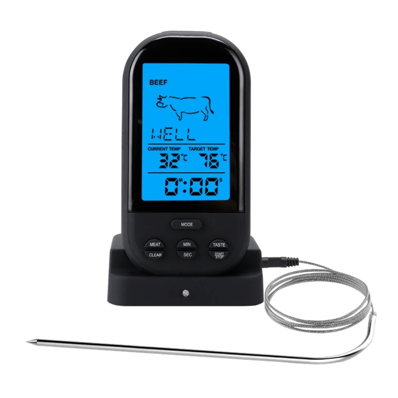 

Kitchen Digital BBQ Food Thermometer Cake Candy Fry Grill Thermometer Gauge