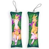 Cartoon Keychain Renamon Dakimakura  Mini Pendant Cute 2 Sides Print Hanging Ornament Anime Small Pillow Pendants Xmas Gift 3