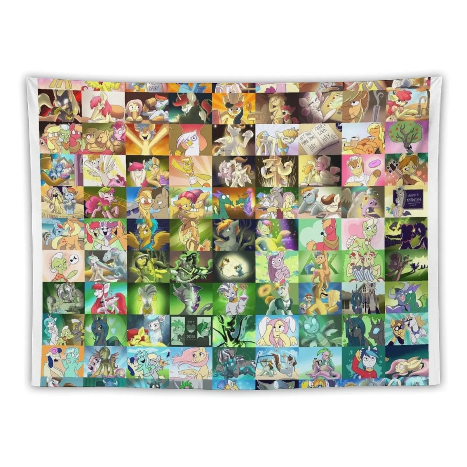 

So Many Ponies! Tapestry Room Decor Wall Hanging Decor Home And Comfort Decor Tapestry