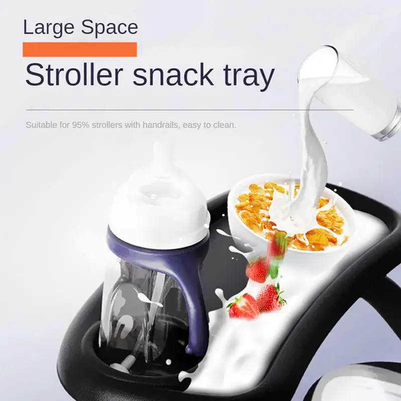 

Tooth Mark Design Removable Milk Bottle Rack Rotatable Accessories Dinner Plate Design Zoning Easy To Clean Buckle Design Cart