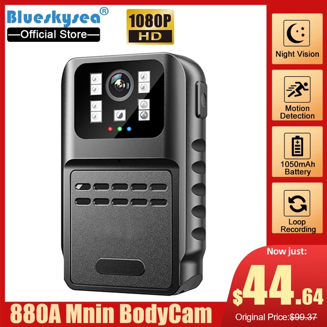 Caméra d'action corporelle de Police Portable 1080P HD CS02 IP67, Mini  caméscope de sport DV étanche WiFi avec Vision nocturne - AliExpress