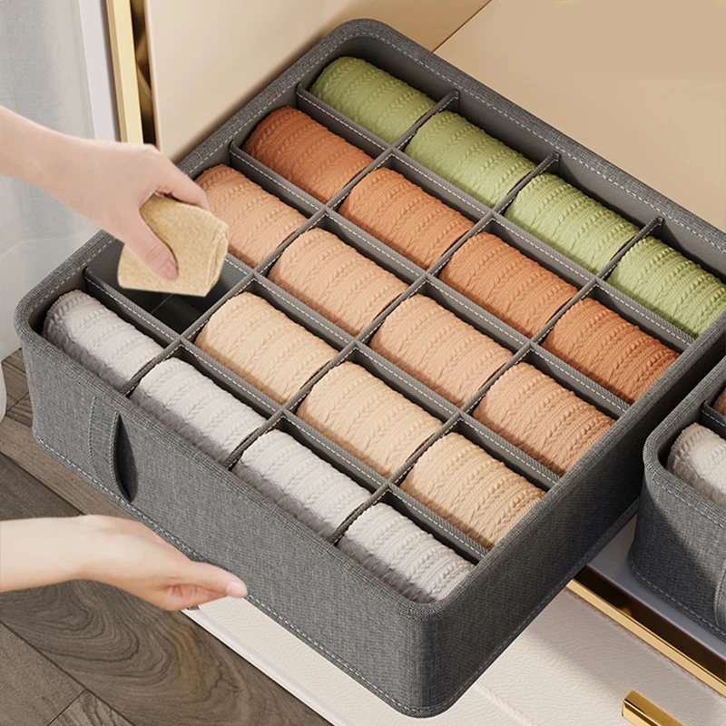 20/6/7/1 Grids Cation PP Sock Bra Pants Simplicity Organizers Of Cabinets And Drawers Home Sorting Boxes Storage Organizer Box BEST SELLERS