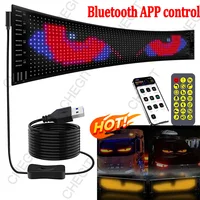 Demon Eyes Truck Car Windshield LED panel programmable demon eye LED flexible display screen APP control led devil eye for truck 1