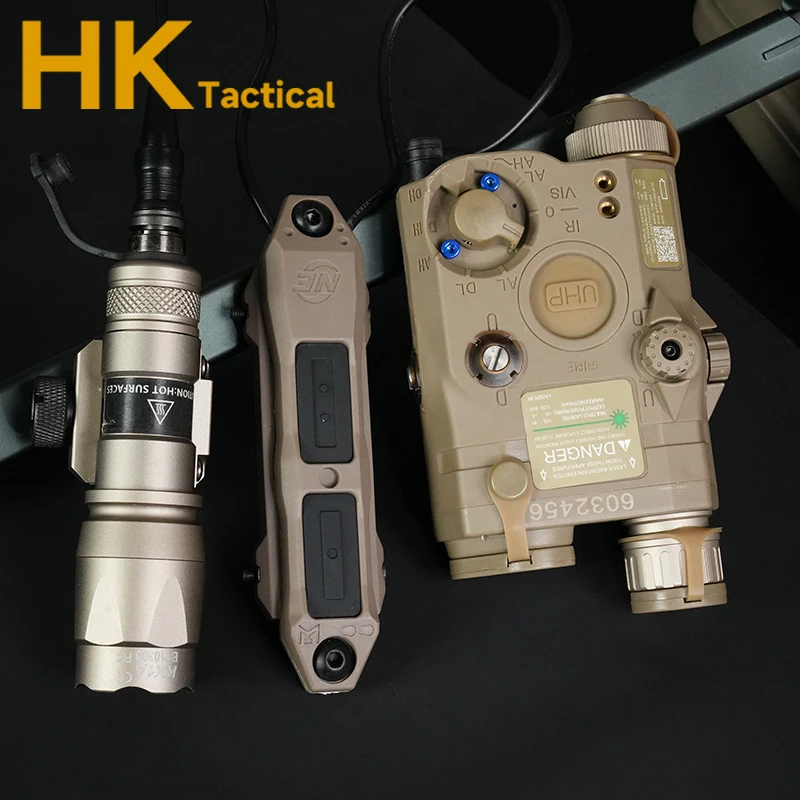Tactical M300Set M300C LED Flashlight PEQ15 Red Green Laser Pointer IR Laser IR Fill Scout Light Weapon For AR M4 Picatinny Rail
