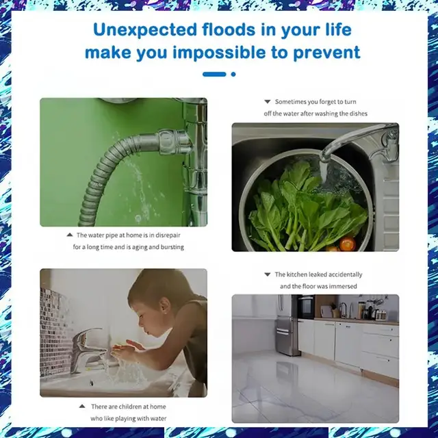 CEA Zigbee Water Immersion Sensor Water Leak Detector Water Linkage Alarm App Remote Monitoring Water Leak Detector 4