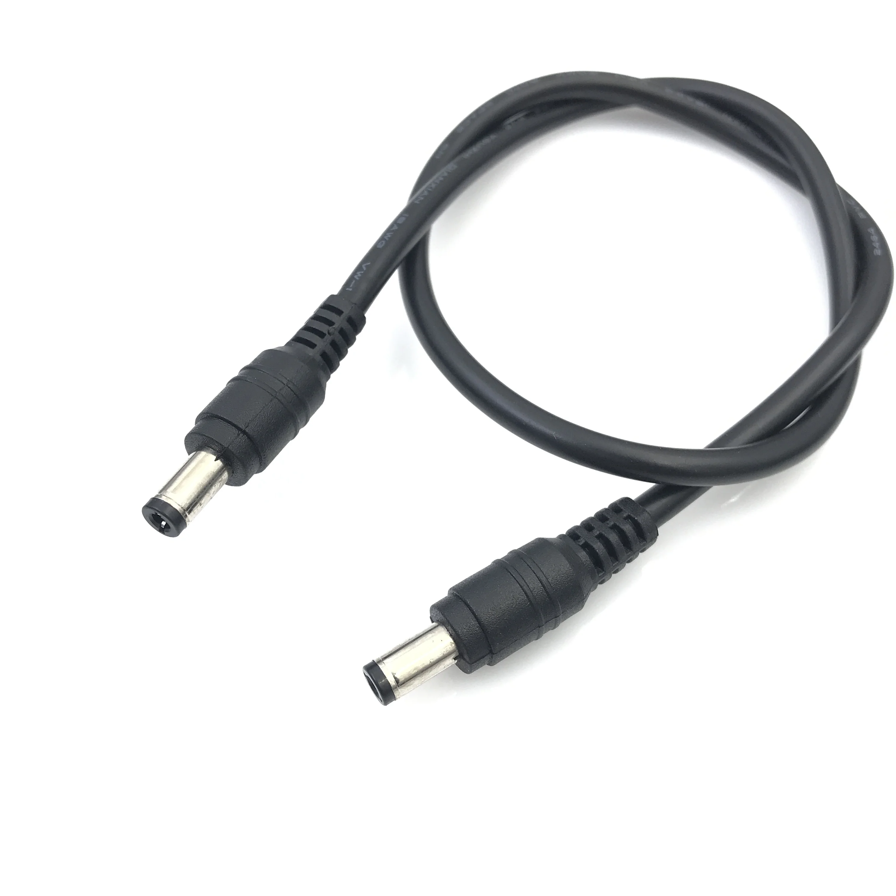 DC Power 5.5x2.5mm Male To 5.5x2.5mm Male Plug 18AWG Extension Connector Cable Cord 50cm/1m/2m