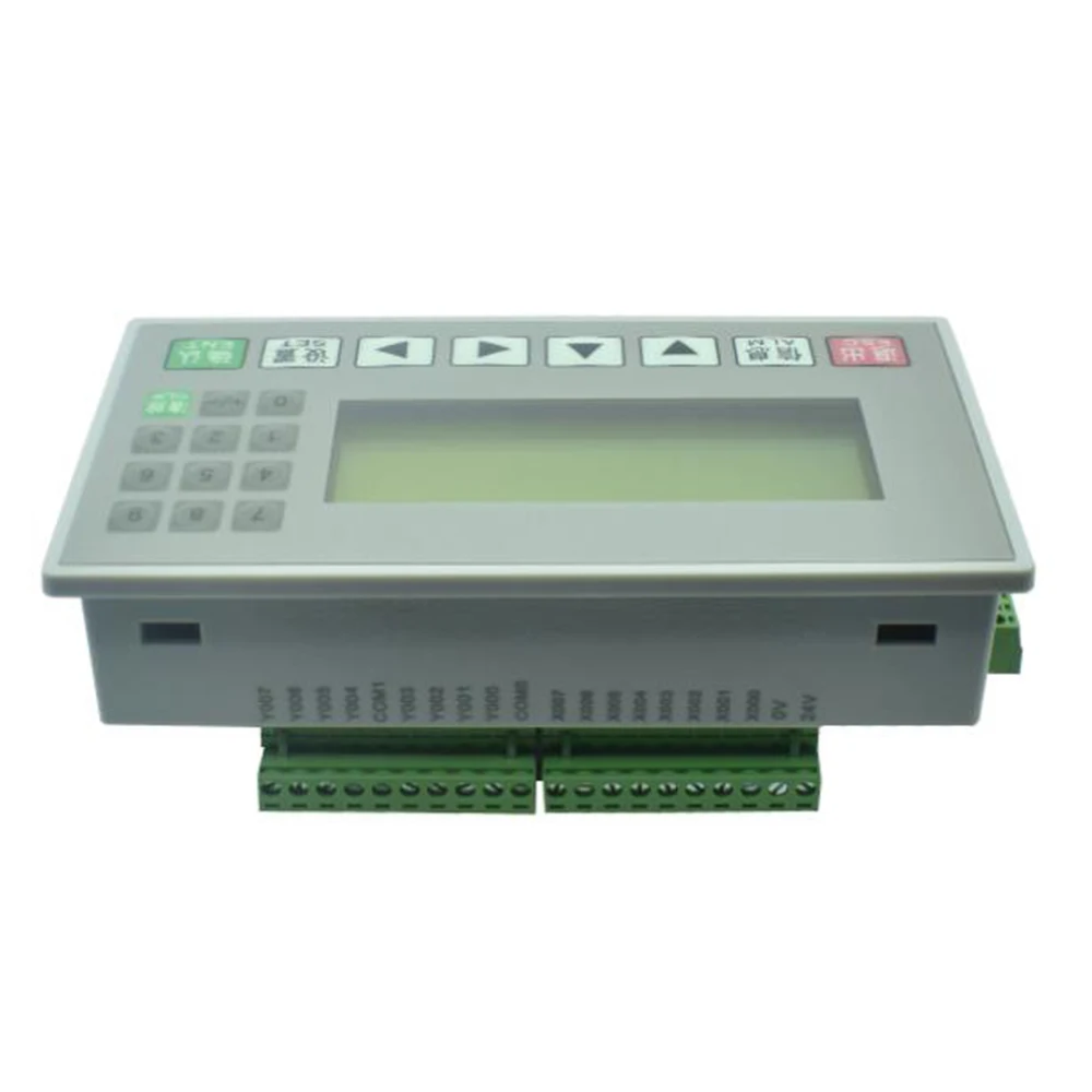 PLC in One FX2N-16MT 8 in 8 out Ʈ  Ƴα Է, OP320A V8.0 HMI RS232 485 ؽƮ ÷, 3.7 ġ, 4-20mA