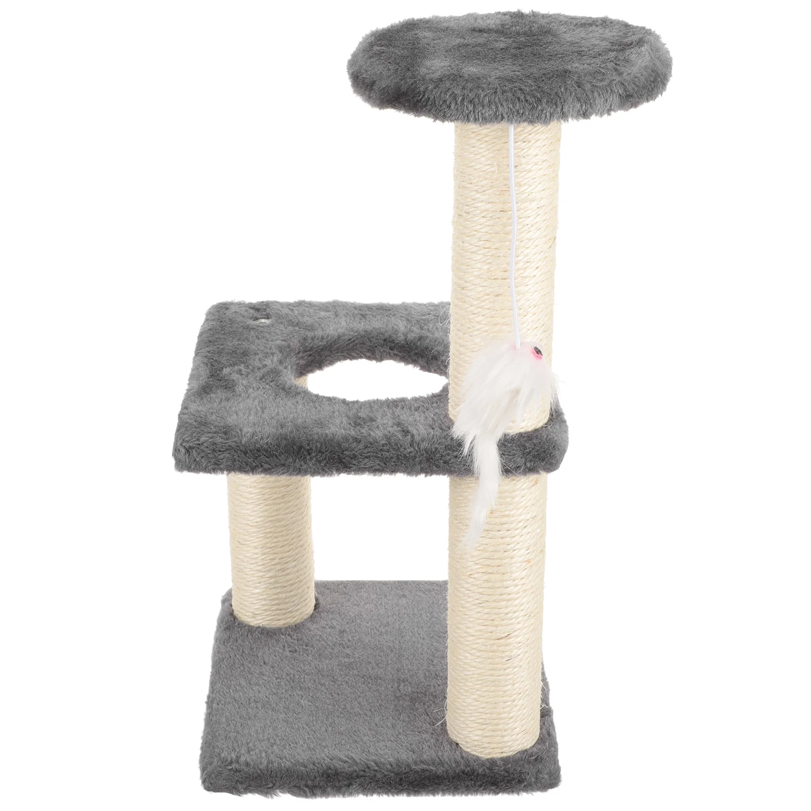 

Cat Climbing Frame Scratcher Toys Decorative Supplies Flannel Adorable Scratching Post Reusable