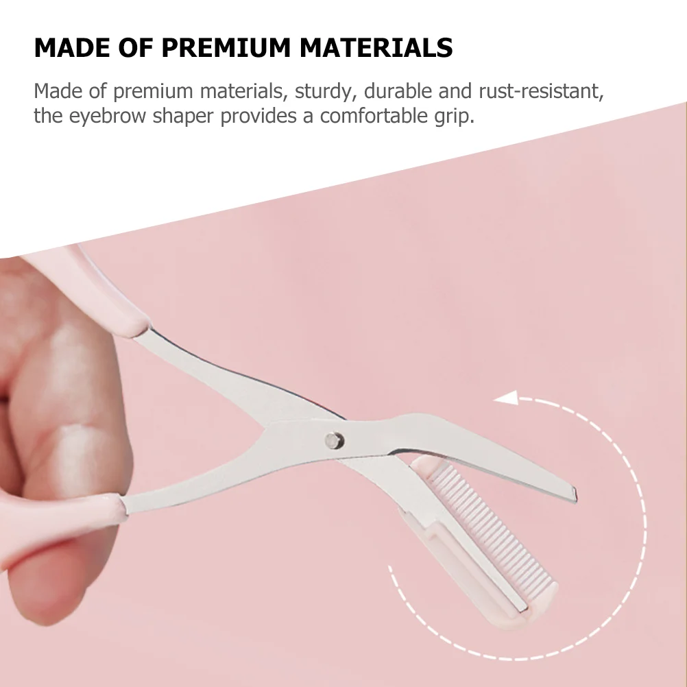Eyebrow Trimmer Shaping Tool Kit Small Scissors Beauty Comb Men Mini  Eyebrows Suit - AliExpress