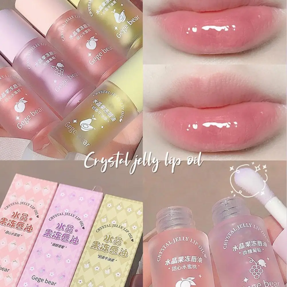 CrystalJellyLipOilHydratingPlumpingLipCoatForLipstickLipgloss