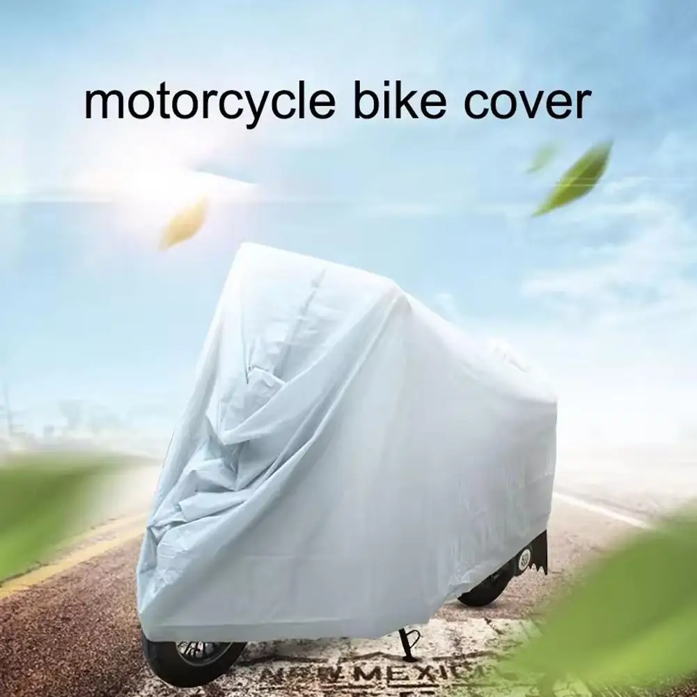 Motorcycle Cover Outdoor Indoor Protective Waterproof Bike Scooter Rain Dust UV Proof Sun Protection Case For Motorbike