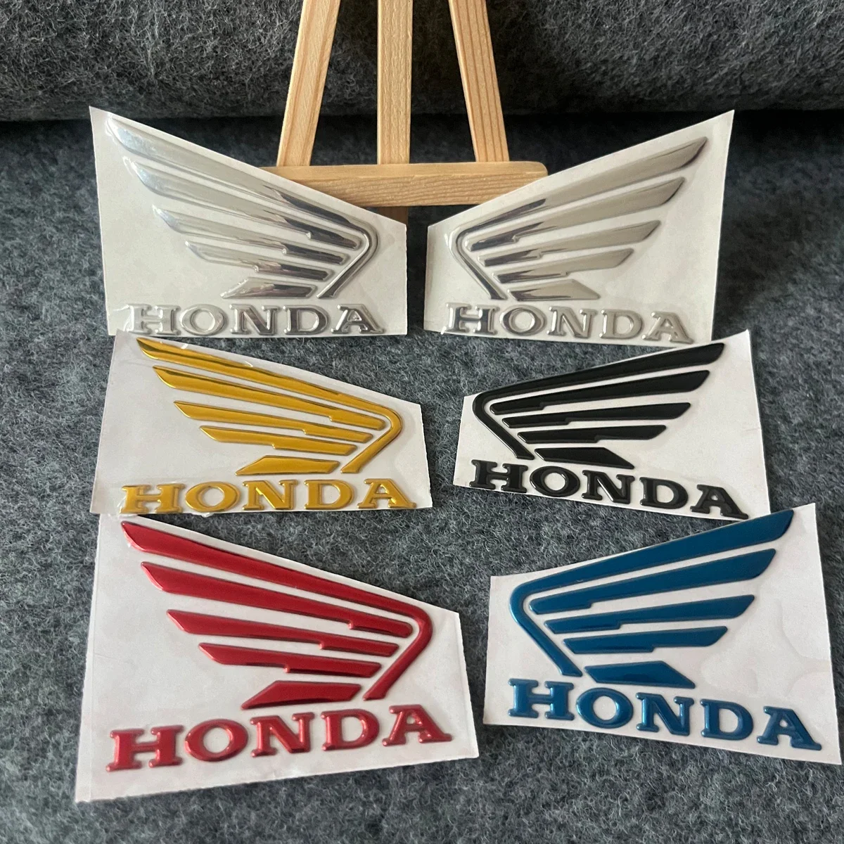 3D Honda Sticker Tank Wing Decals reflective stickers motorcycle accessories motorcycle stickers vinyl stickers custom stickers gas tank protector sticker motorcycle tank sticker graffiti stickers auto stickers motorcycle helmet stickers
