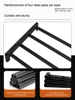 Black Elevated Shoe Rack Small  Simple Multi-layer Shoe Cabinet Home Entrance Rental Housing Dormitory Storage Rack New 2023 2