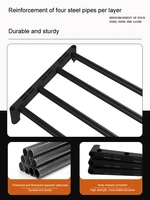 Black Elevated Shoe Rack Small  Simple Multi-layer Shoe Cabinet Home Entrance Rental Housing Dormitory Storage Rack New 2023 2