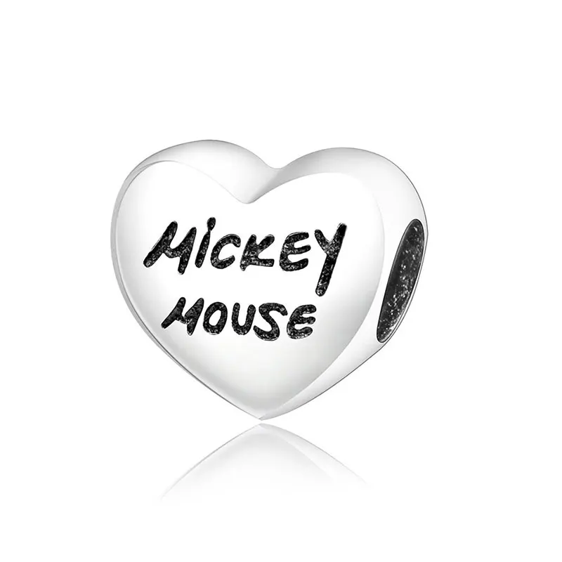 Fit Original Pandora Charm Bracciali Disney Mickey Mouse Minnie Mouse Charm Jewelry Berloque