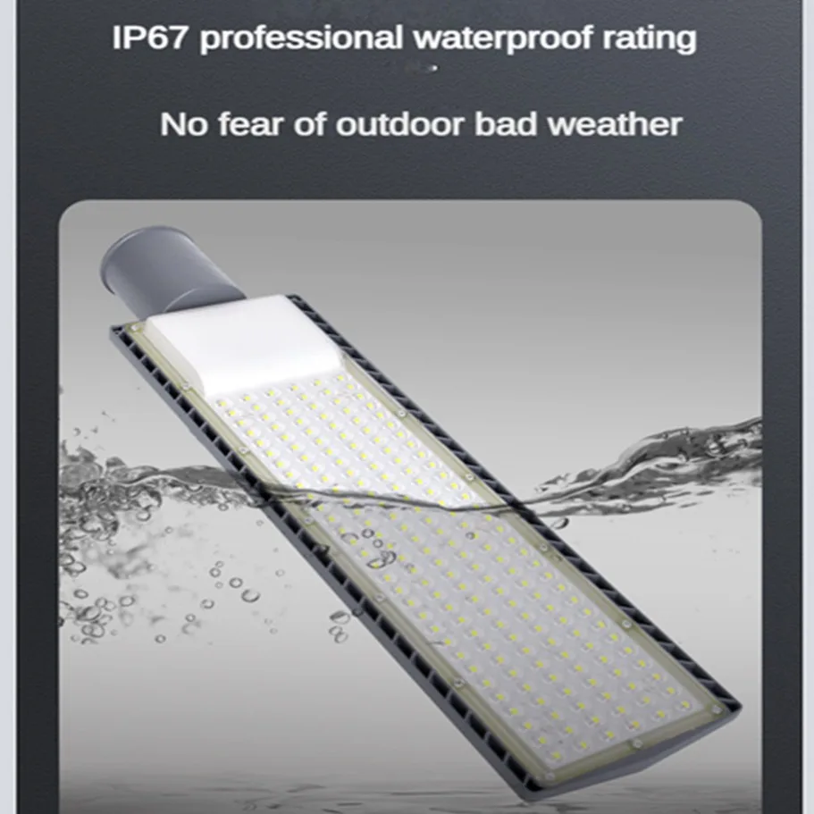 LED street lamp high quality alumium outdoor street light IP67 waterproof AC 175-265V 6000K 50W 100W 150W