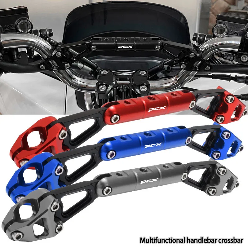 

Motorcycle Electric Bicycle Modified Extension Rod Handlebar Mobile Phone Fixed Bracket Balance Bar for Honda PCX160/150/125