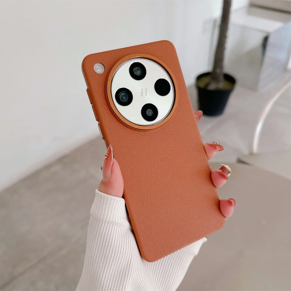Lichee Pattern Matte Protective Back Cover - Full Cover Phone Shell
