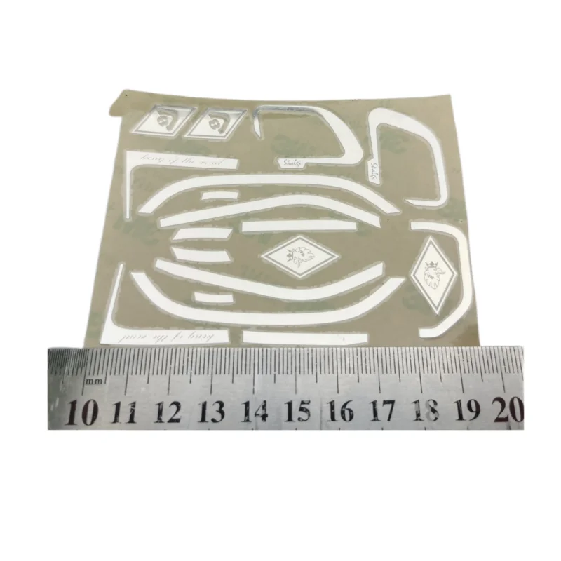 Metal Paste Model Front Wheel Eyebrow Stickers Decoration Parts for 1/14 Tamiya Truck Tractor Scania 56368 770s DIY RC Cars Part 2