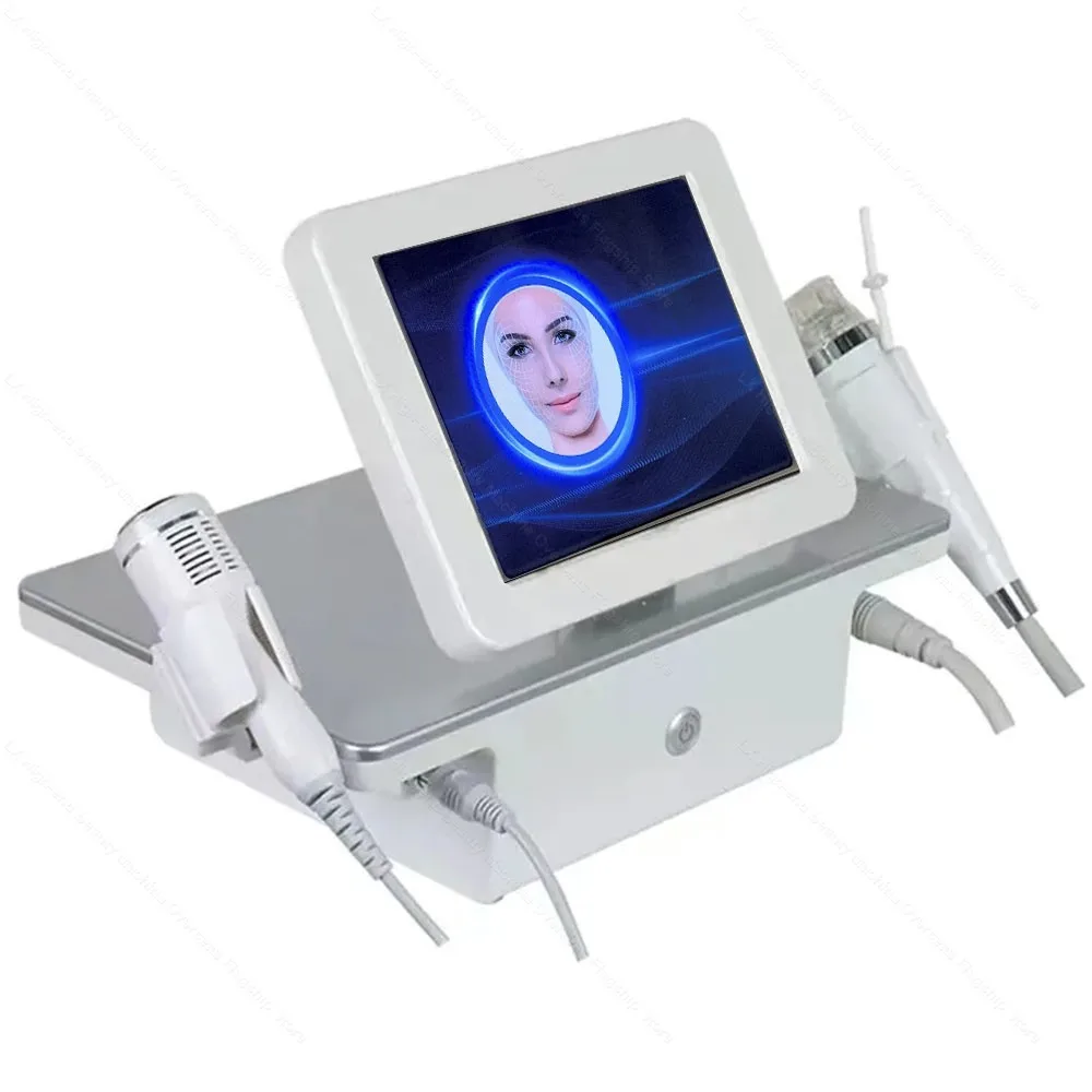 Portable Fractional RF Gold Microneedling Skin Tightening Face Lifting Machine Wrinkle Remover Facial Machine