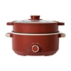 220V 3L Electric Cooking Pot Non-stick Household Multi Cooker Home Frying Machine Electric Hot Pot 24CM Diameter 2