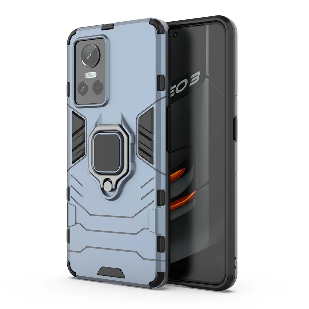 Custodia Porta Anello Staffa Per Realme Gt Neo 3T 3 Gt 2 Pro Gt Master Realme 9I 9 Pro 8I C35 C25Y Q3 Pro 8 7 6 Stand Hybrid Cover
